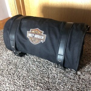 Harley Davidson Roll Up 8 Pocket Travel Tool Storage Bag-  NEW!!